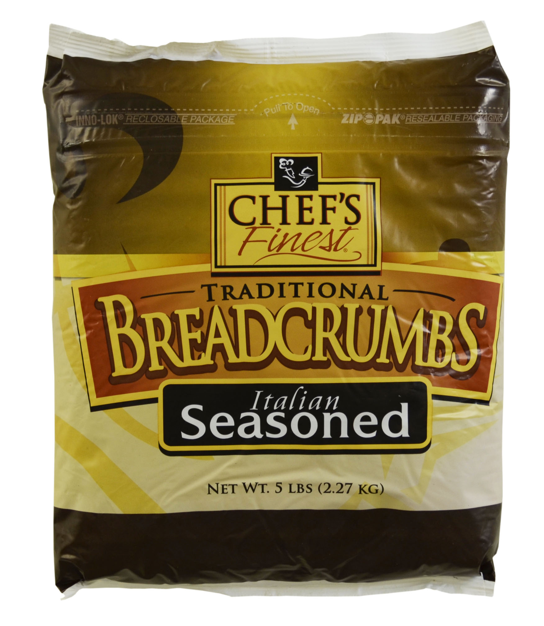 Chef's Finest Medium Seasoned Crumbled Bread, 5 Pound -- 6 Per Case