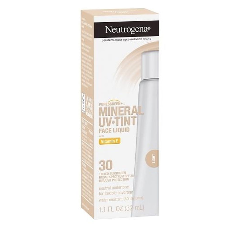 Neutrogena Light Spf 30 Purescreen Plus Mineral Uv Tint Face Liquid, 1.4 Fluid Ounce -- 12 Per Case