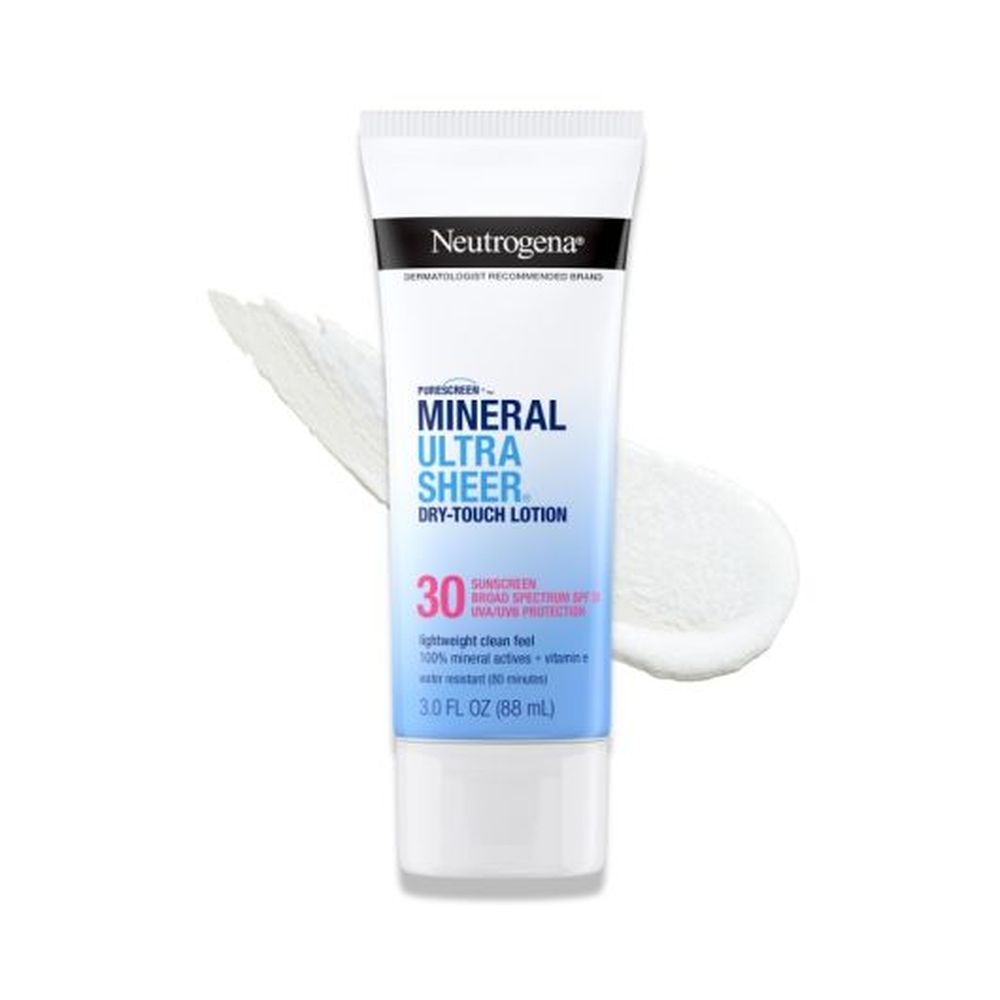 Neutrogena Mineral Ultra Sheer Dry-touch Spf 30 Sunscreen Lotion, 3 Fluid Ounce -- 12 Per Case
