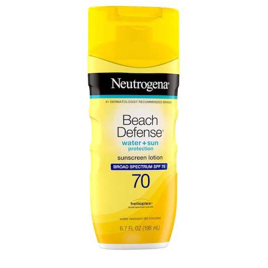 Neutrogena Beach Defense Spf 70 Sunscreen Lotion, 6.7 Fluid Ounce -- 12 Per Case