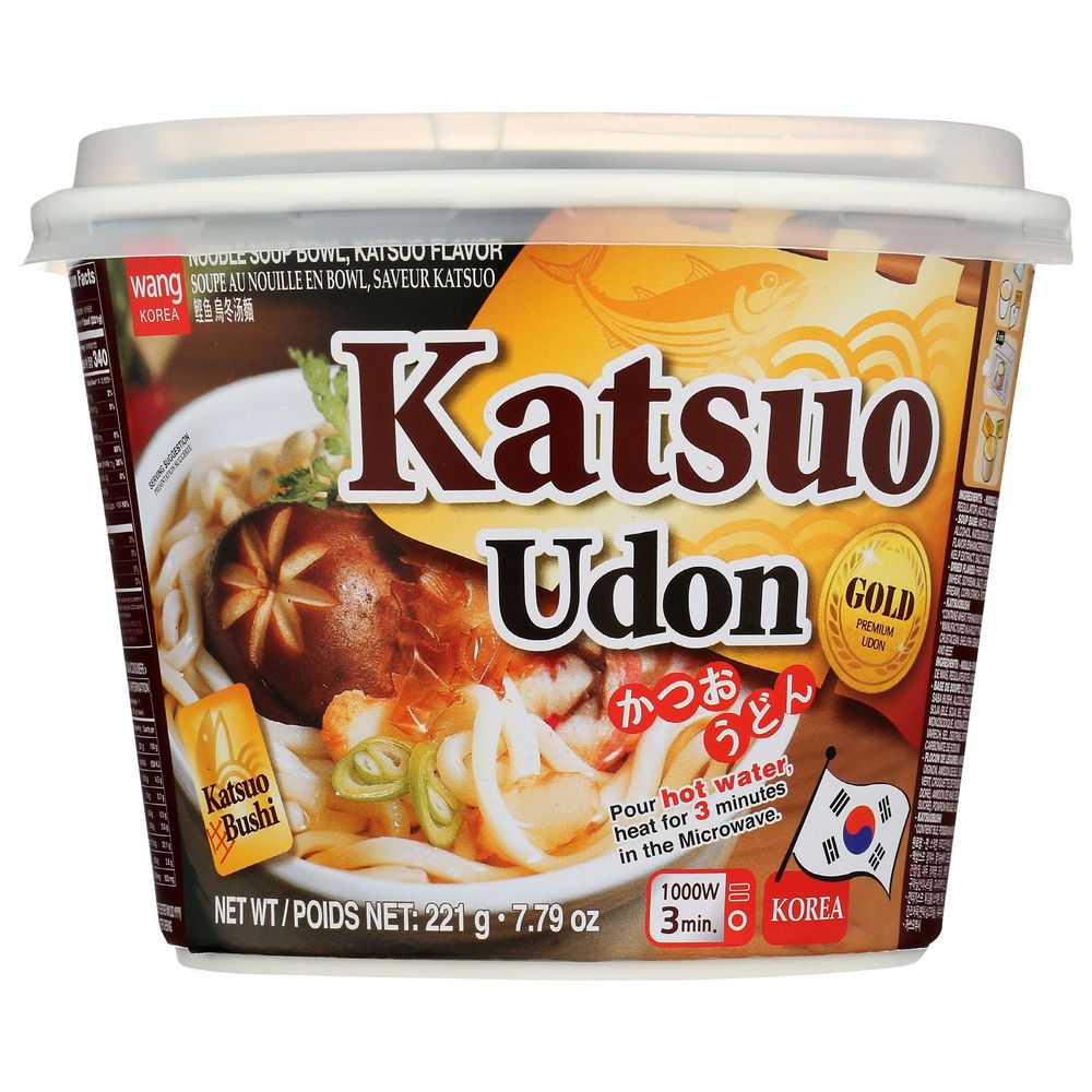 Wang Korea Katsuo Udon Noodles, 7.79 Ounce -- 6 Per Case