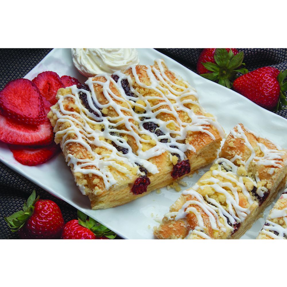 37th Street Bakery 14 Ounce Strawberry Cheese Danish, 12 Count