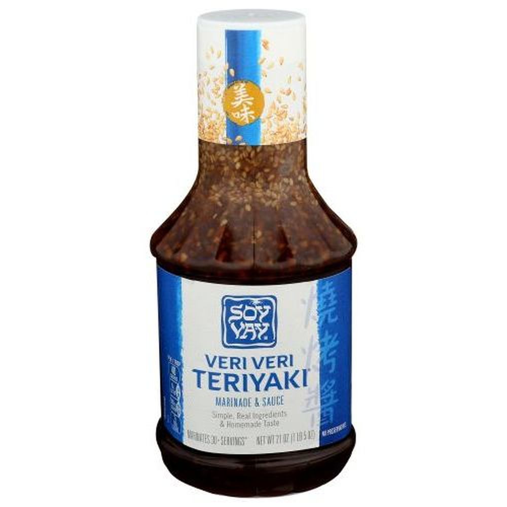 Soy Vay Veri Veri Teriyaki Marinade And Sauce, 21 Ounce -- 6 Per Case