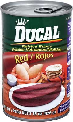 Ducal Refried Red Beans, 15 Ounce -- 24 Per Case