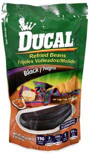 Ducal Black Beans, 8 Ounce Doy Pack -- 24 Per Case