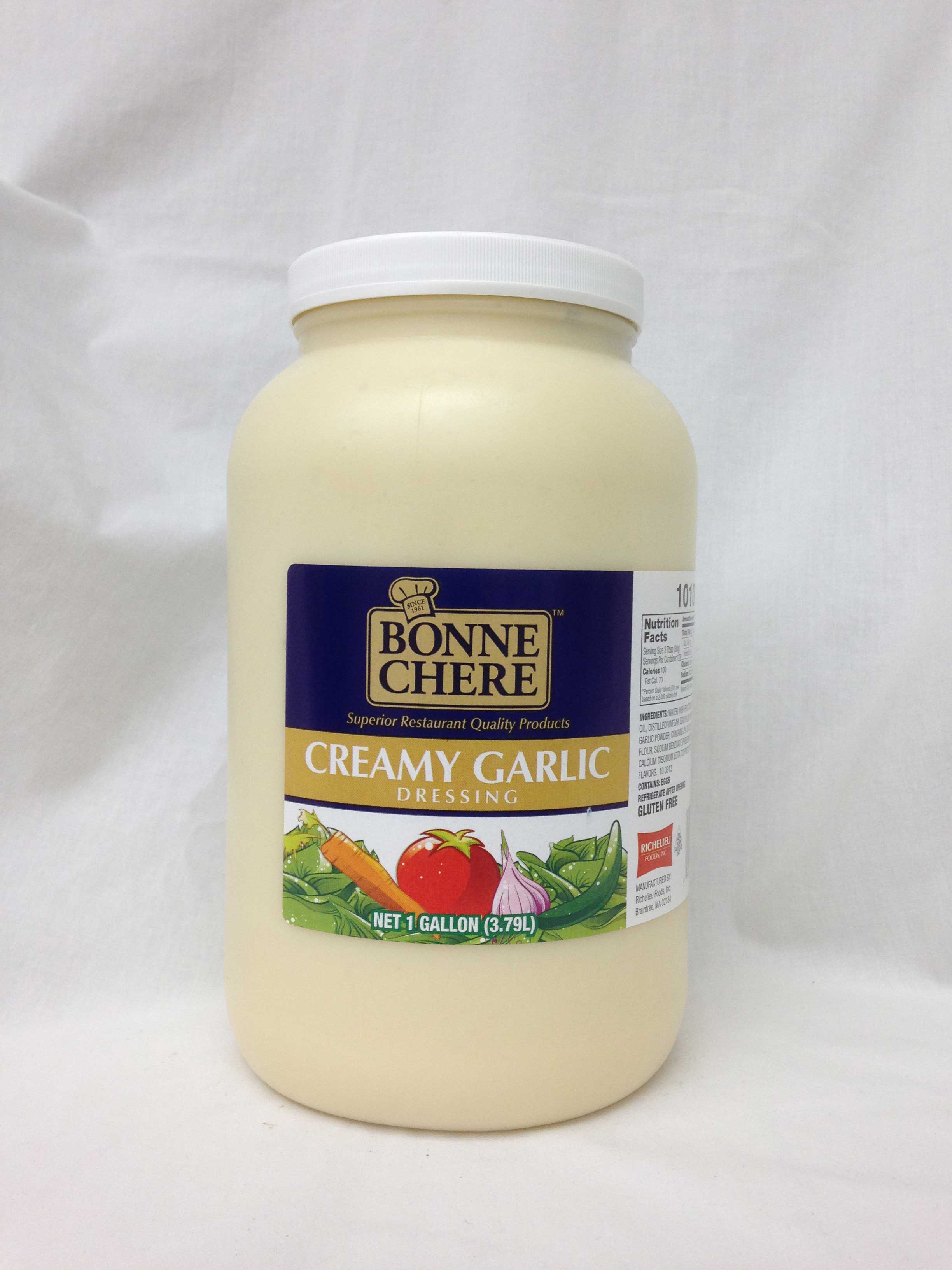 Bonne Chere Creamy Garlic Dressing Case FoodServiceDirect
