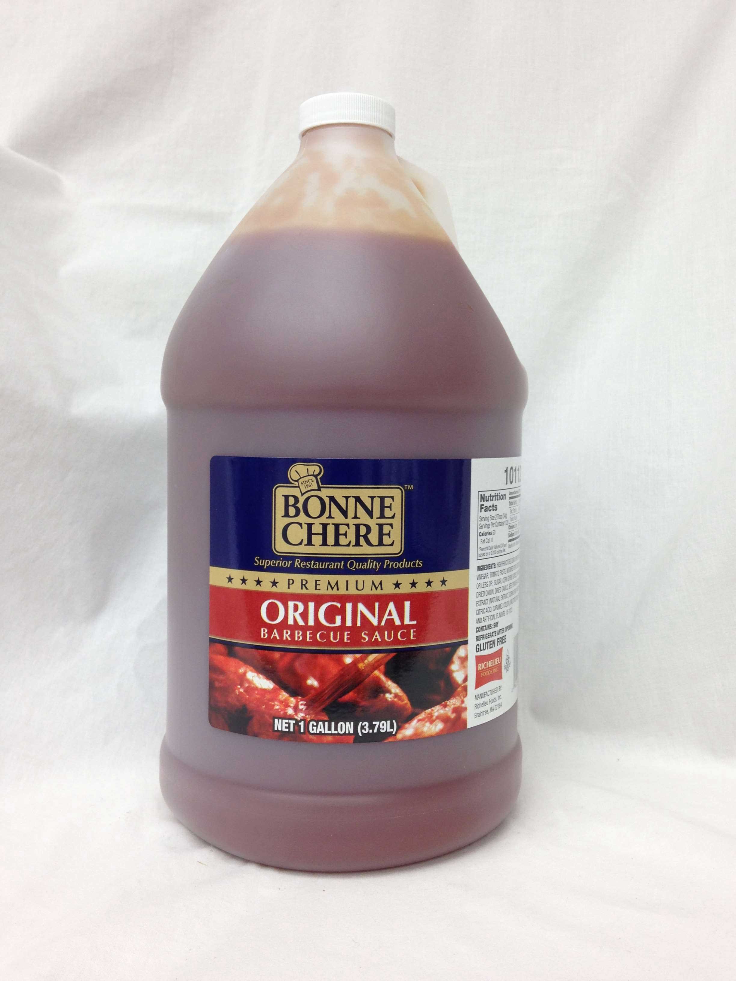 Bonne Chere Superior Original Barbecue Sauce, 1 Gallon -- 4 per case.