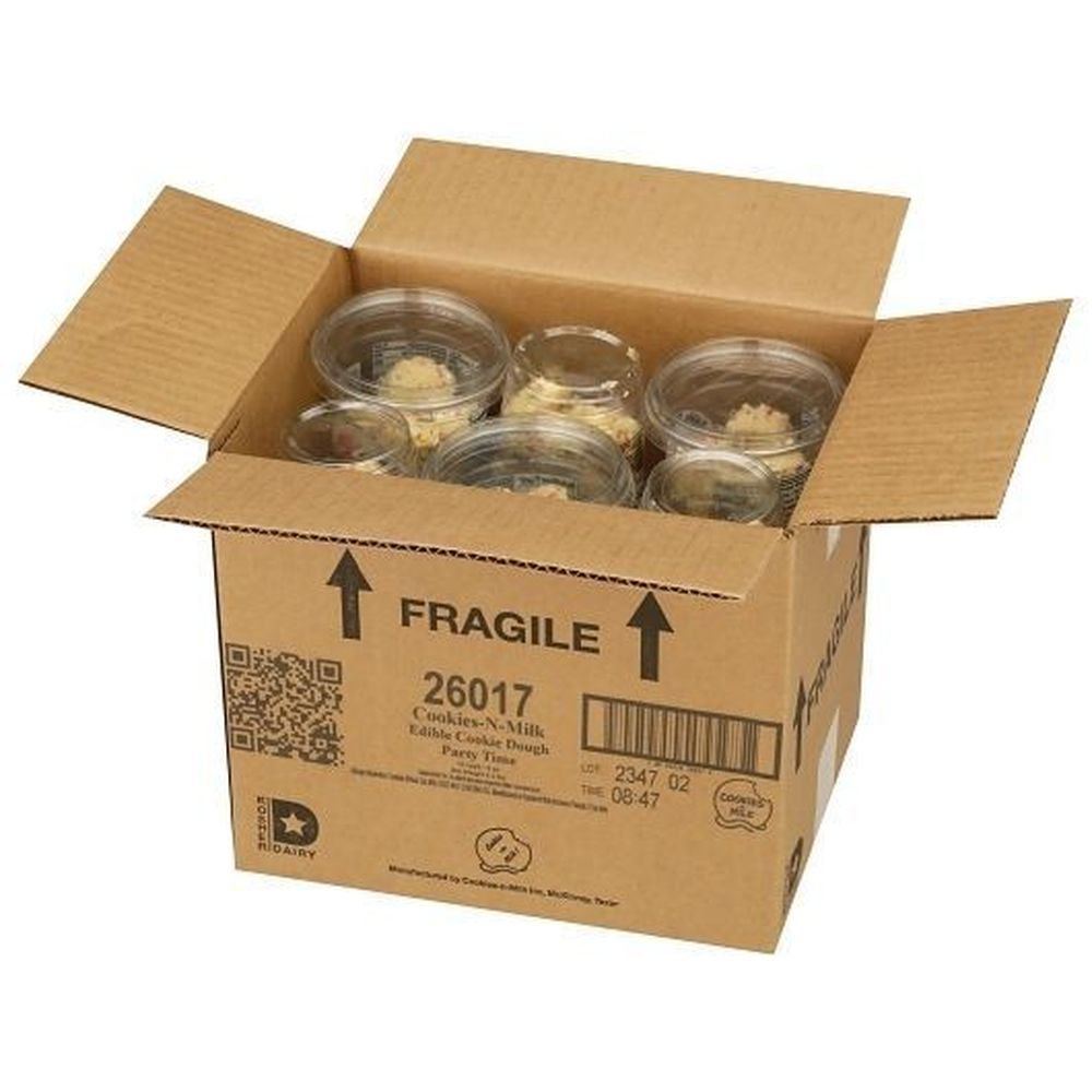 Cookies N Milk Party Time Edible Cookie Dough Bites, 6 Ounce -- 12 Per Case