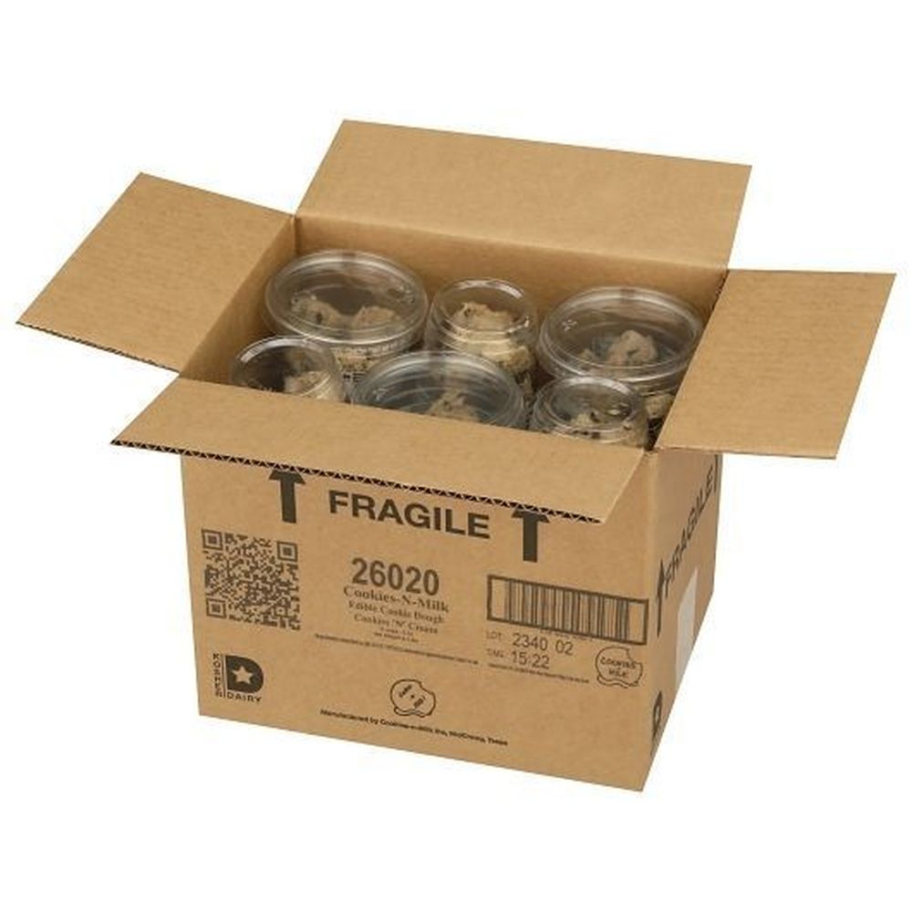 Cookies N Milk Cookies-n-cream Edible Cookie Dough Bites, 6 Ounce -- 12 Per Case