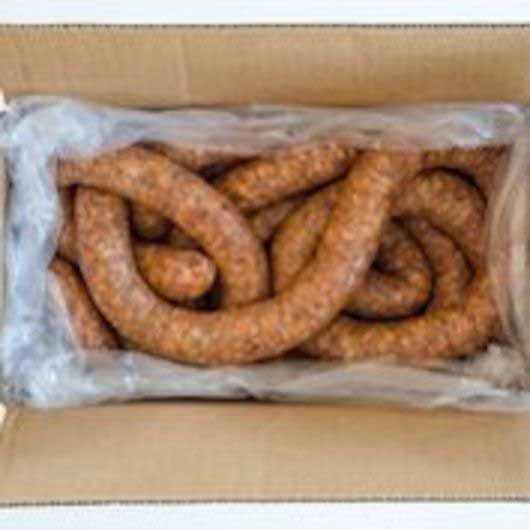 Syracuse Mild Italian Uncooked Sausage Rope, 10 Pound