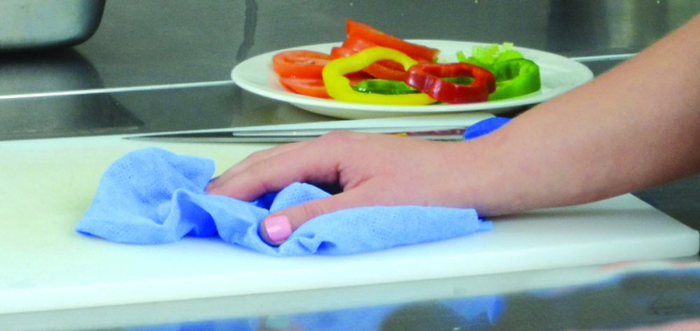 Atlantic Mills Heavy Duty Food Service Blue Wipe, 13.5 X 18 Inch -- 300 Per Case
