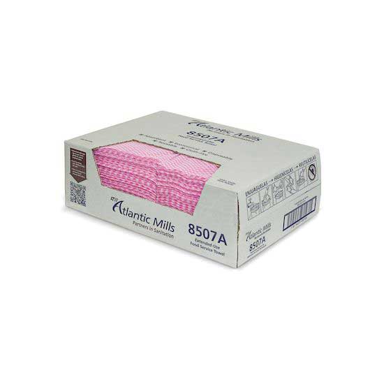 Kerri Kleen Econo Pink With White Wipe, 13 X 20 Inch -- 200 Per Case