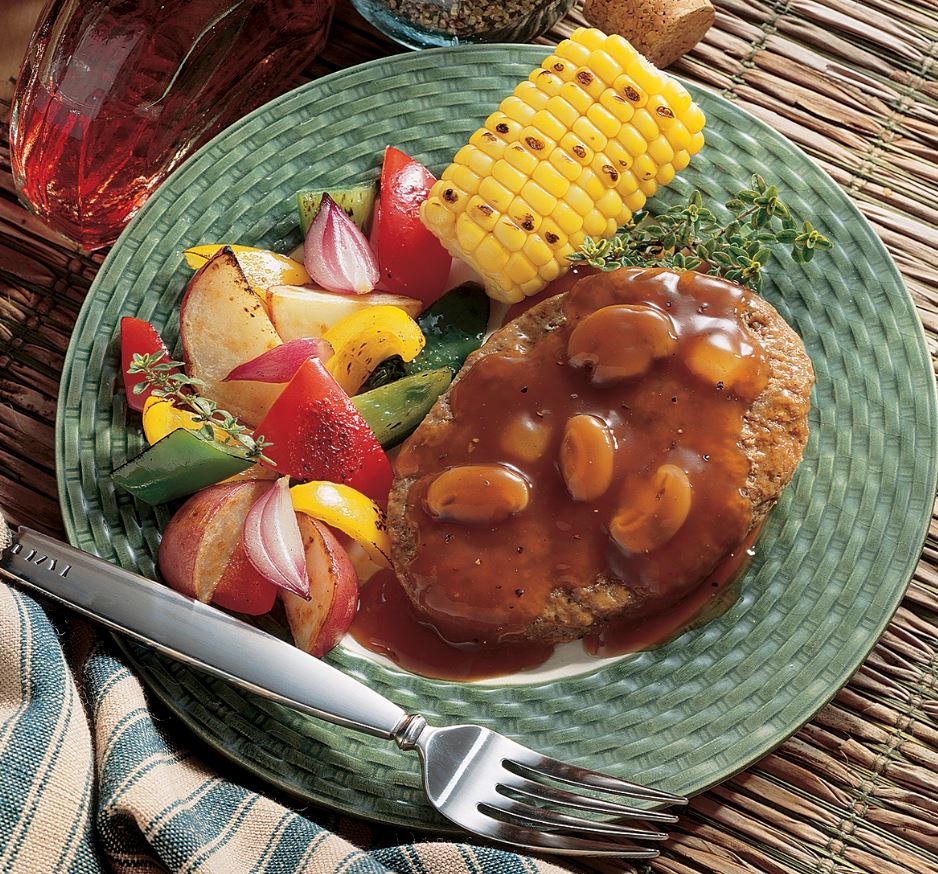 Conagra Healthy Choice Entree Salisbury Steak with Mushroom, 63 Ounce -- 4 per case.