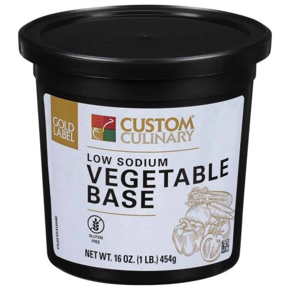 Gold Label Low Sodium Vegetable Base Paste, 1 Pound -- 6 Per Case