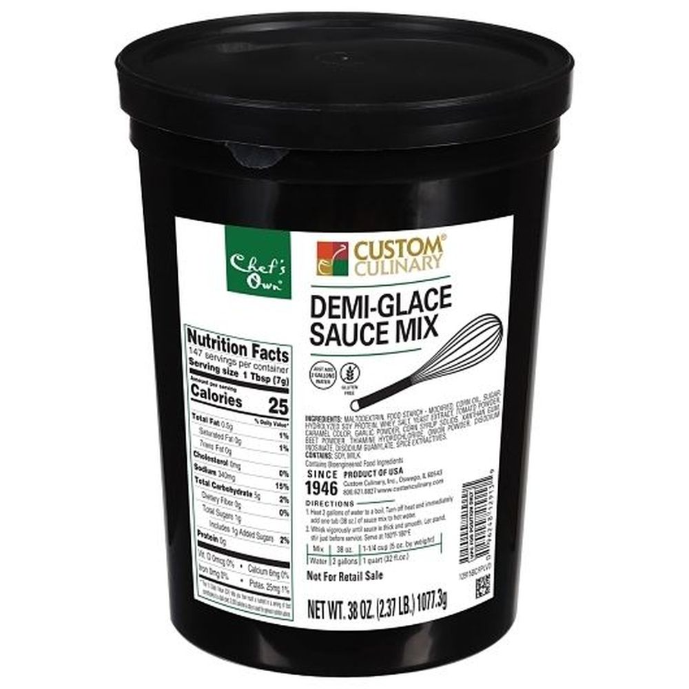 Chef's Own Demi Glace Sauce Mix, 38 Ounce -- 4 Per Case