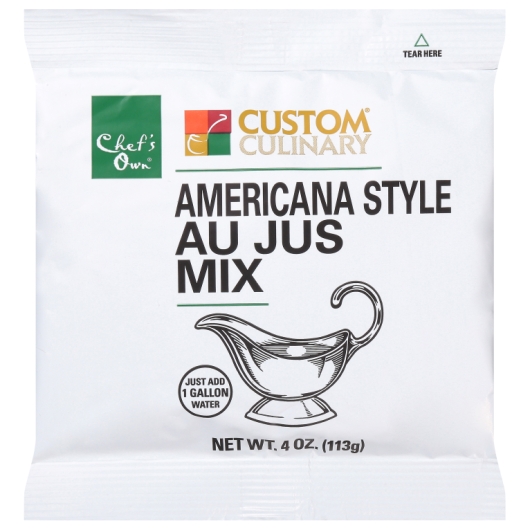 Chef's Own Americana Au Jus Gravy Mix, 4 Ounce -- 24 Per Case