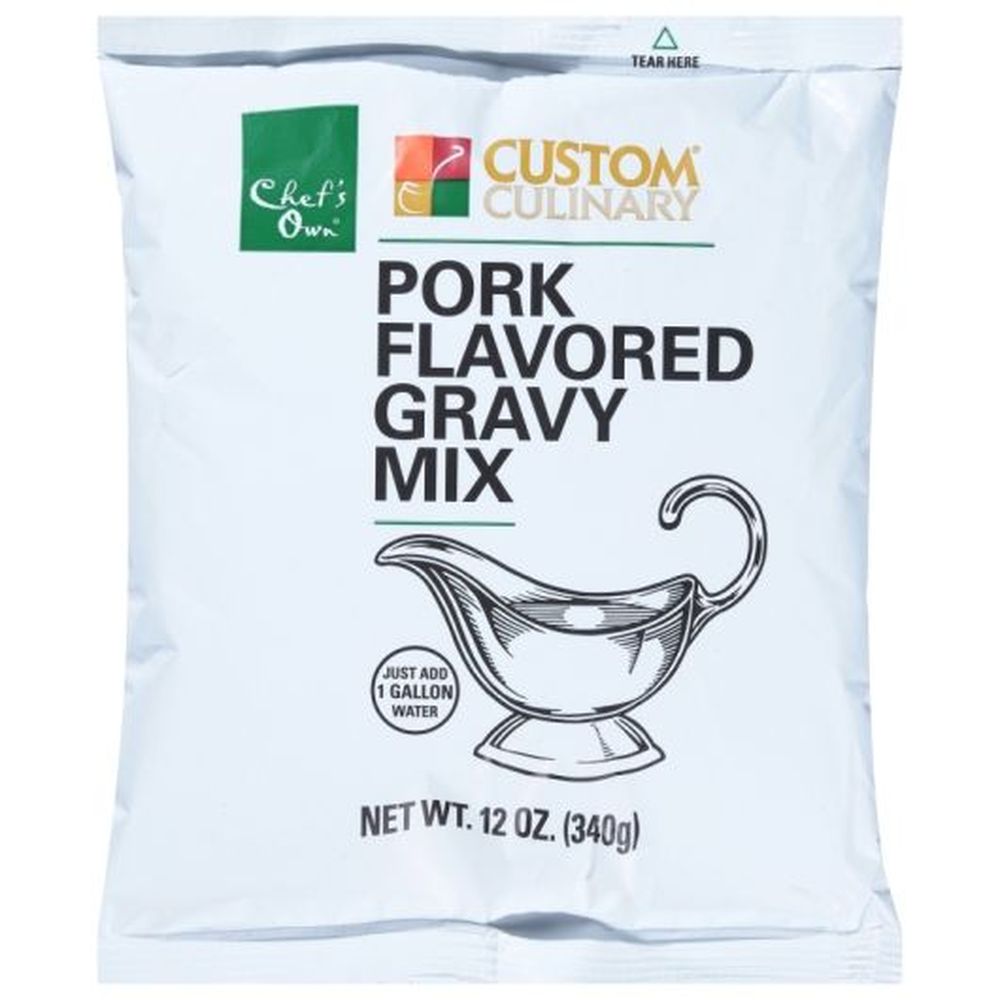 Chef's Own Pork Flavored Gravy Mix, 12 Ounce -- 8 Per Case