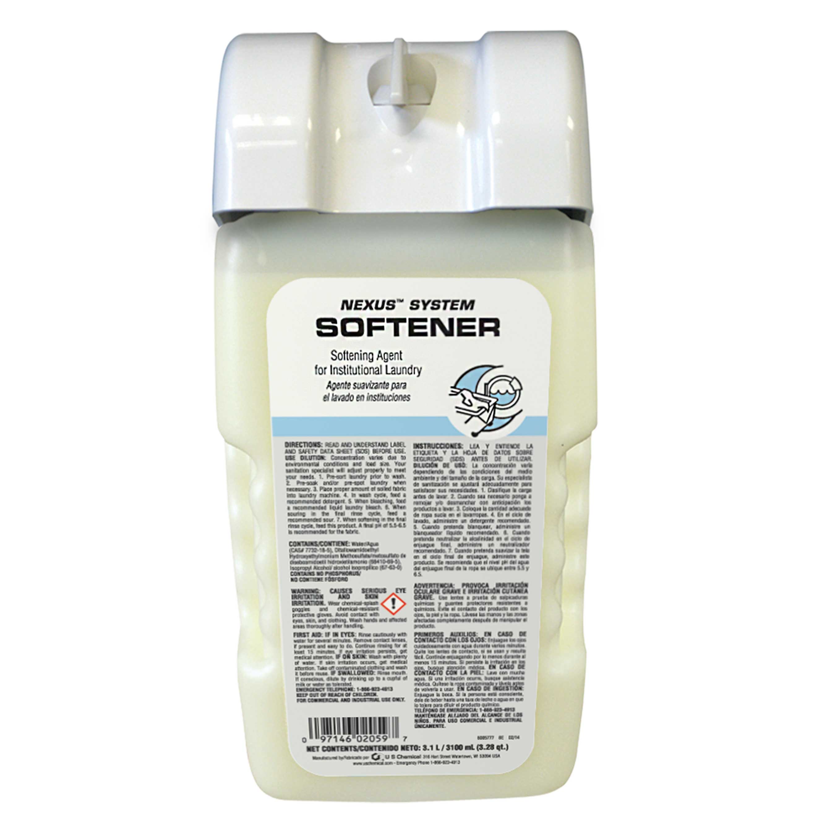 Nexus System Softener Laundry Concentrate, 3100 Ml -- 2 Per Case