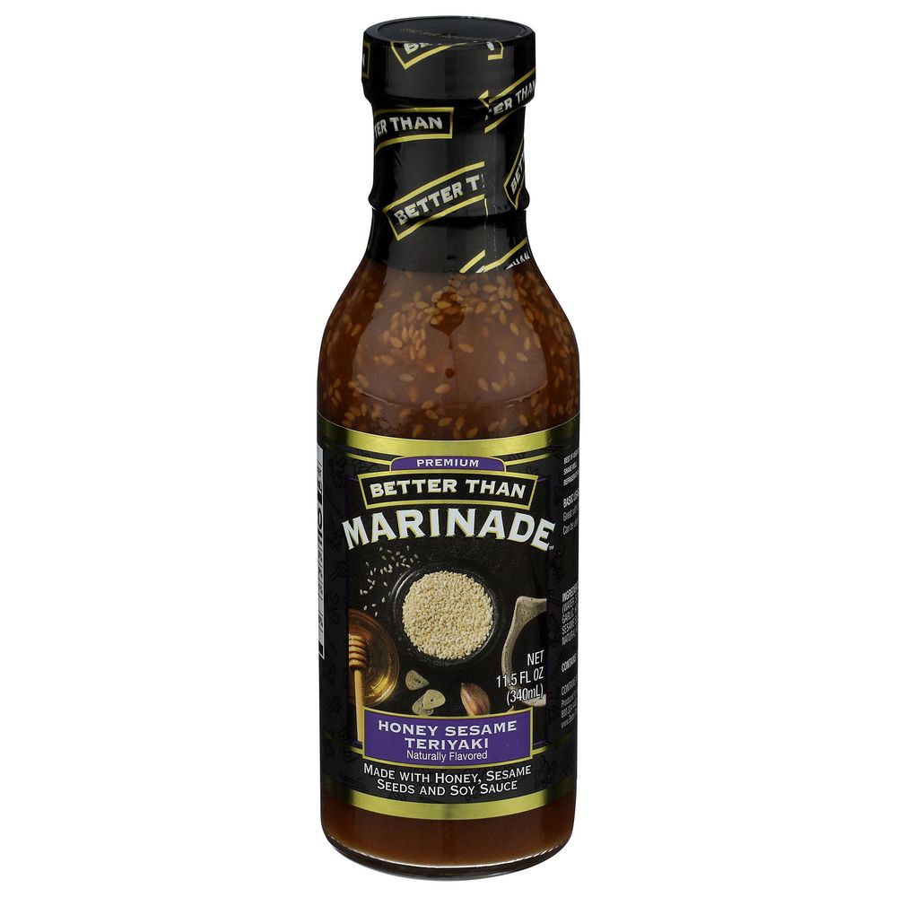 Better Than Marinade Premium Honey Sesame Teriyaki Marinade, 11.5 Ounce -- 6 Per Case