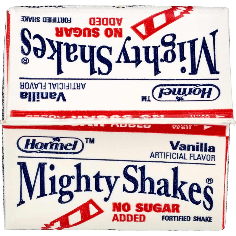 MightyShakes No Sugar Added Vanilla Shake Beverage, 6 Ounce -- 50