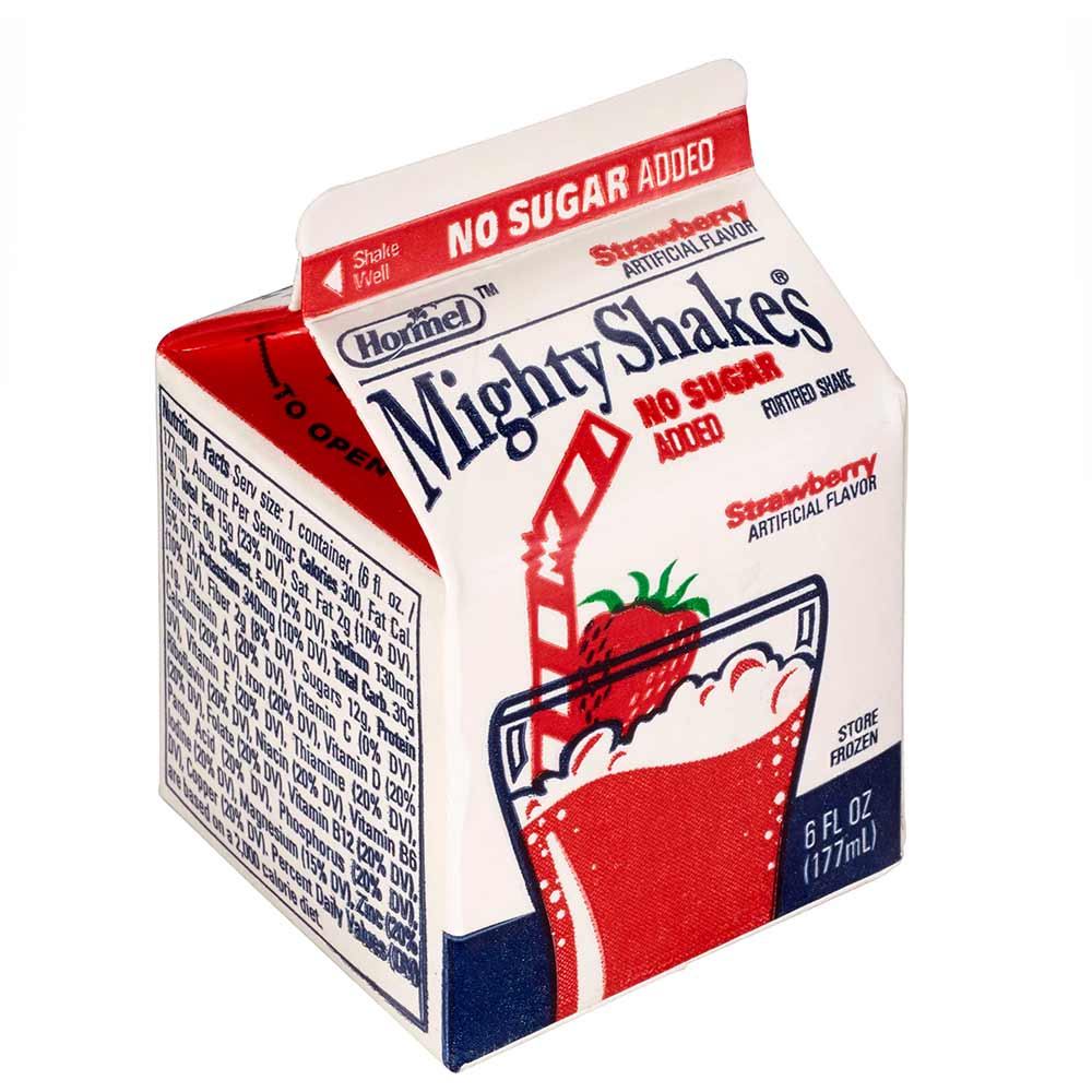 Mighty Shake No Sugar Added Strawberry Shake Case | FoodServiceDirect