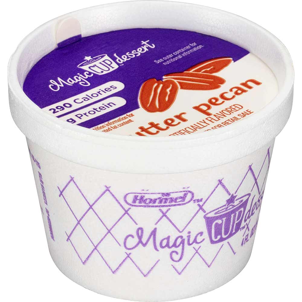Magic Cup Dessert Butter Pecan Cup, 4 Fluid Ounce -- 48 Per Case