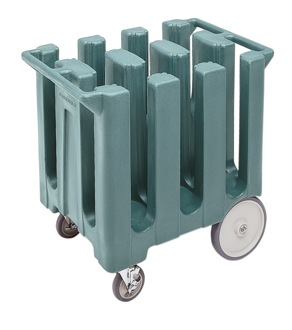 Cambro Slate Blue Poker Chip Style Non Adjustable Dish Caddy For 7 Inch Round Plates, 32 5/8 X 23 1/2 X 31 3/4 Inch