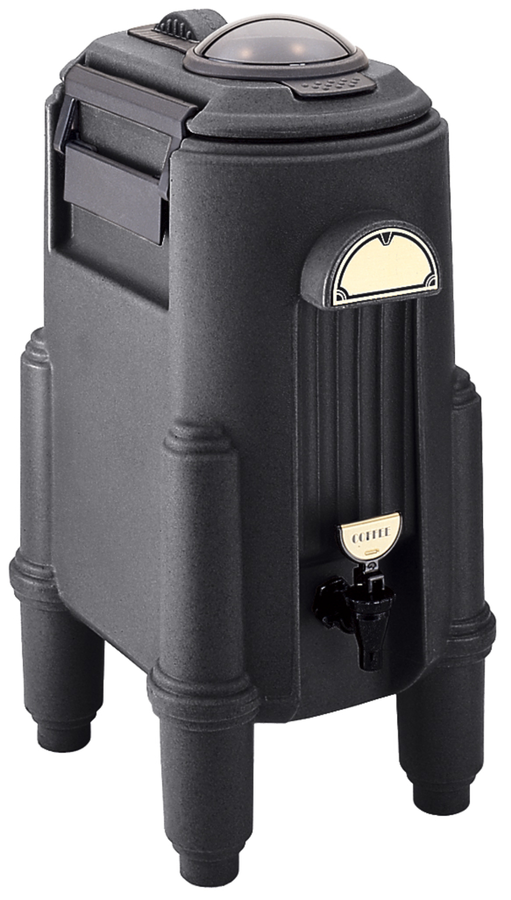Cambro Camserver Black 5 Gallon Insulated Beverage Server, 13 1?4 X 18 1?4 X 28 Inch