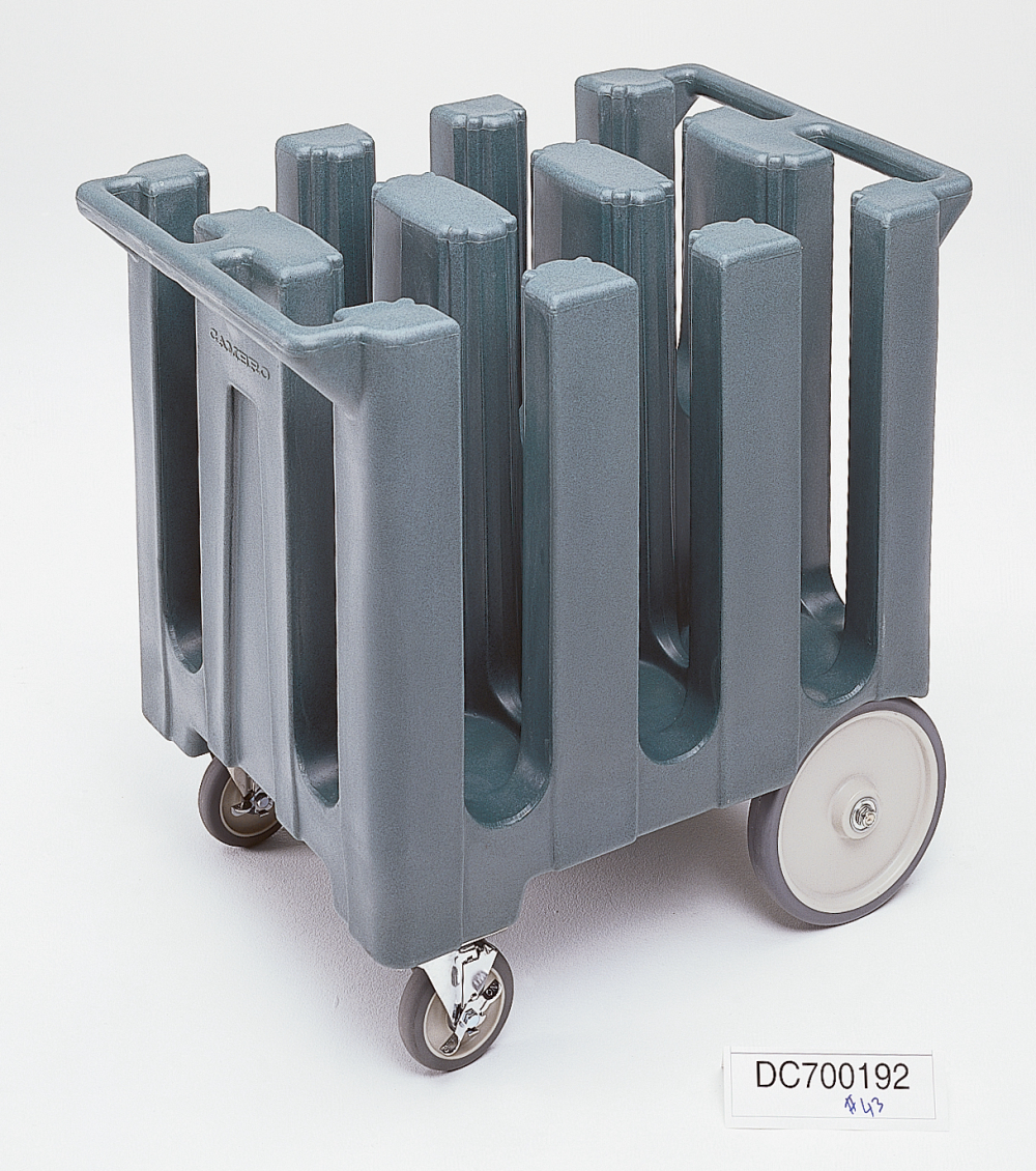 Cambro Granite Gray Poker Chip Style Non Adjustable Dish Caddy For 7 Inch Round Plates, 32 5/8 X 23 1/2 X 31 3/4 Inch