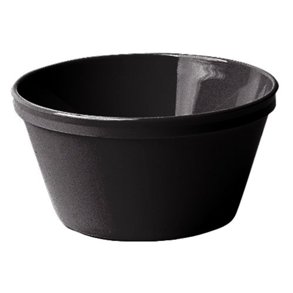 Cambro Camwear Black 8.4 Ounce Round Bouillon Bowl, 3 15/16 X 2 1/8 Inch -- 48 Per Case
