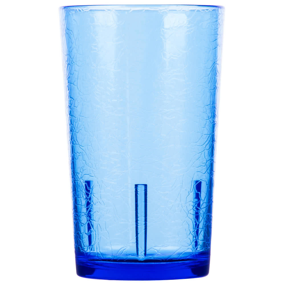 Cambro Del Mar Sapphire Blue 12 Ounce Tumbler, 2 15/16 Inch Dia. X 4 3/4 Inch Height -- 36 Per Case