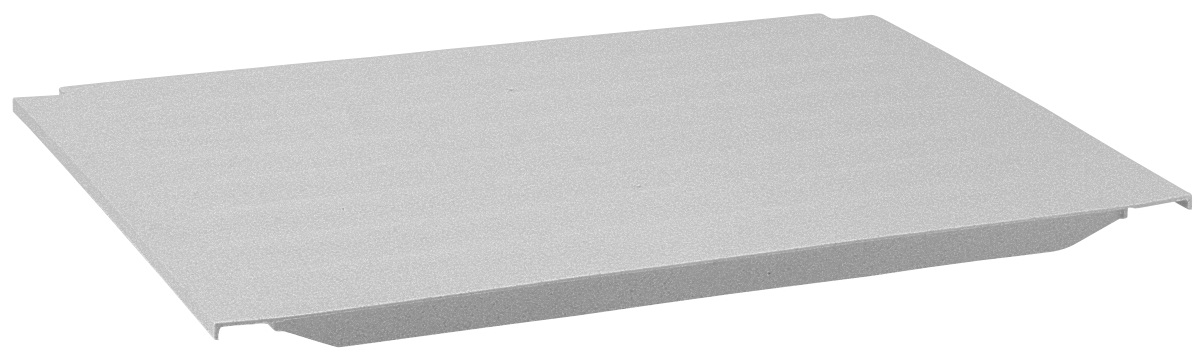Cambro Speckled Gray Solid Plate For Camshelving Rack, 21 X 12 Inch