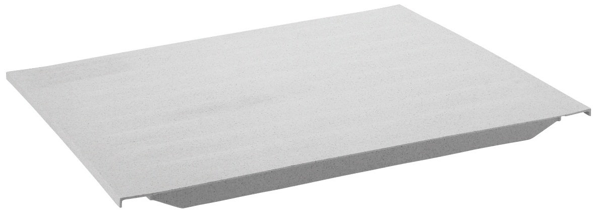 Cambro Speckled Gray Solid Plate For Camshelving Rack, 24 X 18 Inch