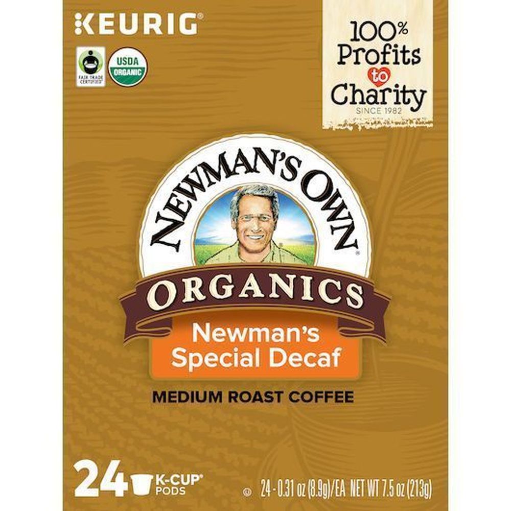 Newman's Own Special Blend Decaffeinated K-cup Coffee Pod, 24 Count -- 4 Per Case
