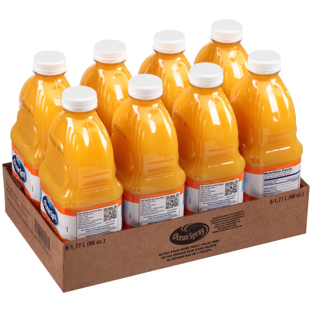Ocean spray orange juice sales