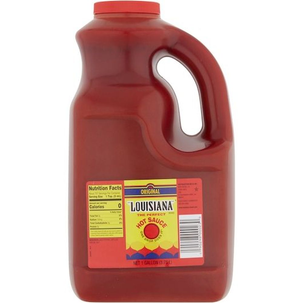 Louisiana Hot Sauce, 1 Gallon -- 4 Per Case