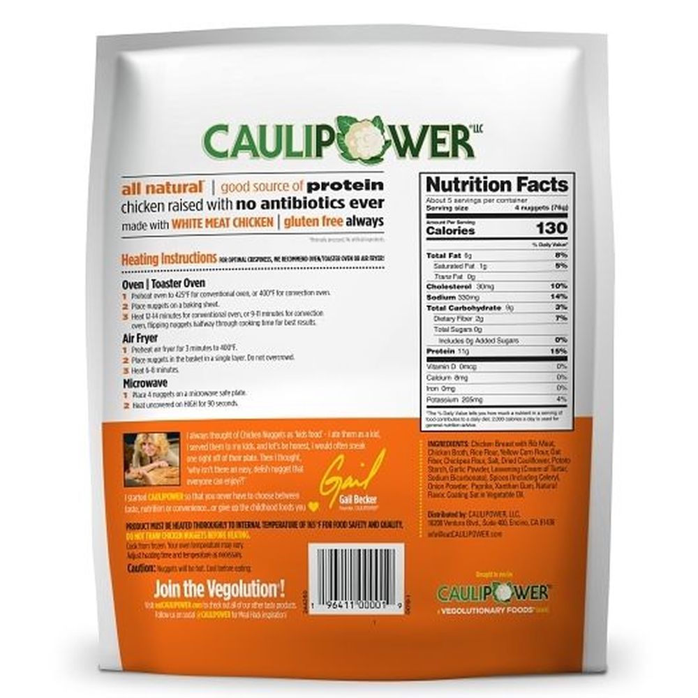 Caulipower Chicken Nugget, 14 Ounce -- 8 Per Case