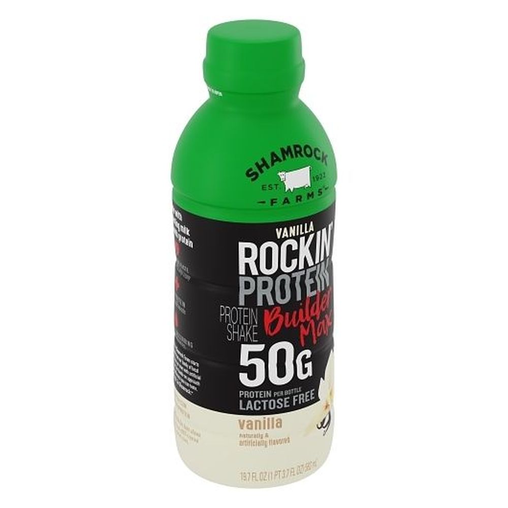 Rockin Protein Vanilla Builder Max Protein Shake, 19.7 Fluid Ounce -- 12 Per Case