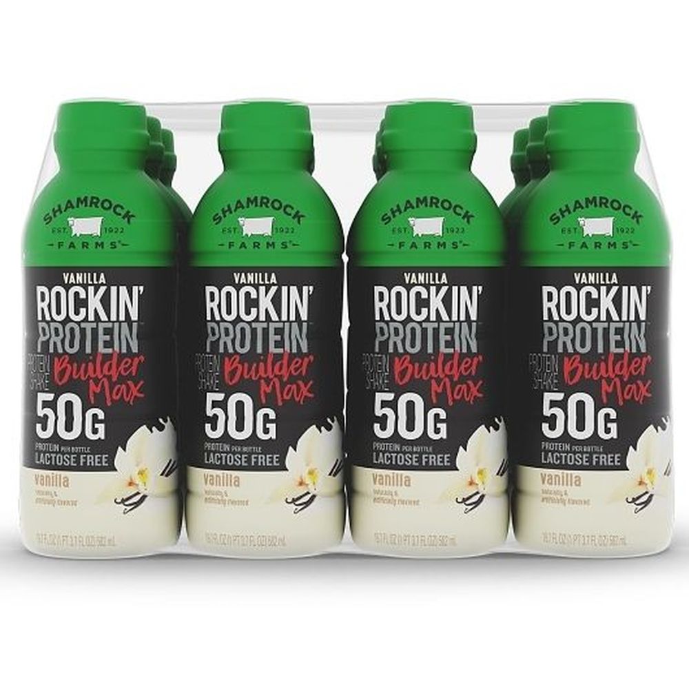 Rockin Protein Vanilla Builder Max Protein Shake, 19.7 Fluid