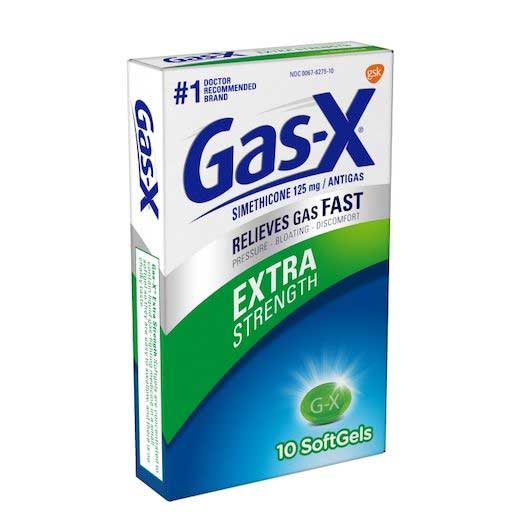 Gas X Extra Strength Softgel - 10 count per pack -- 36 packs per case