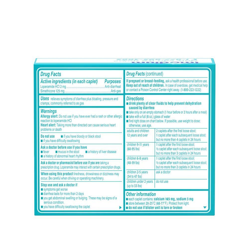 Imodium Multi-symptom Anti-diarrheal Relief Medicine Caplets, 6 Count -- 24 Per Case