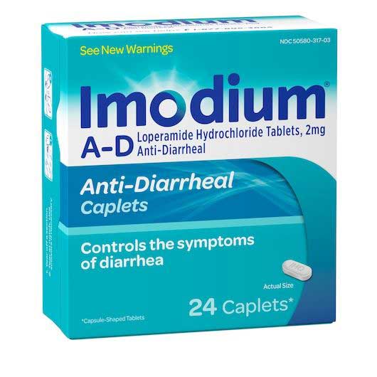 Imodium Anti-diarrheal Caplets, 24 Count -- 24 Per Case