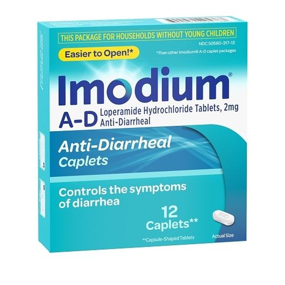 Imodium A-d Caplet, 12 Count -- 24 Per Case