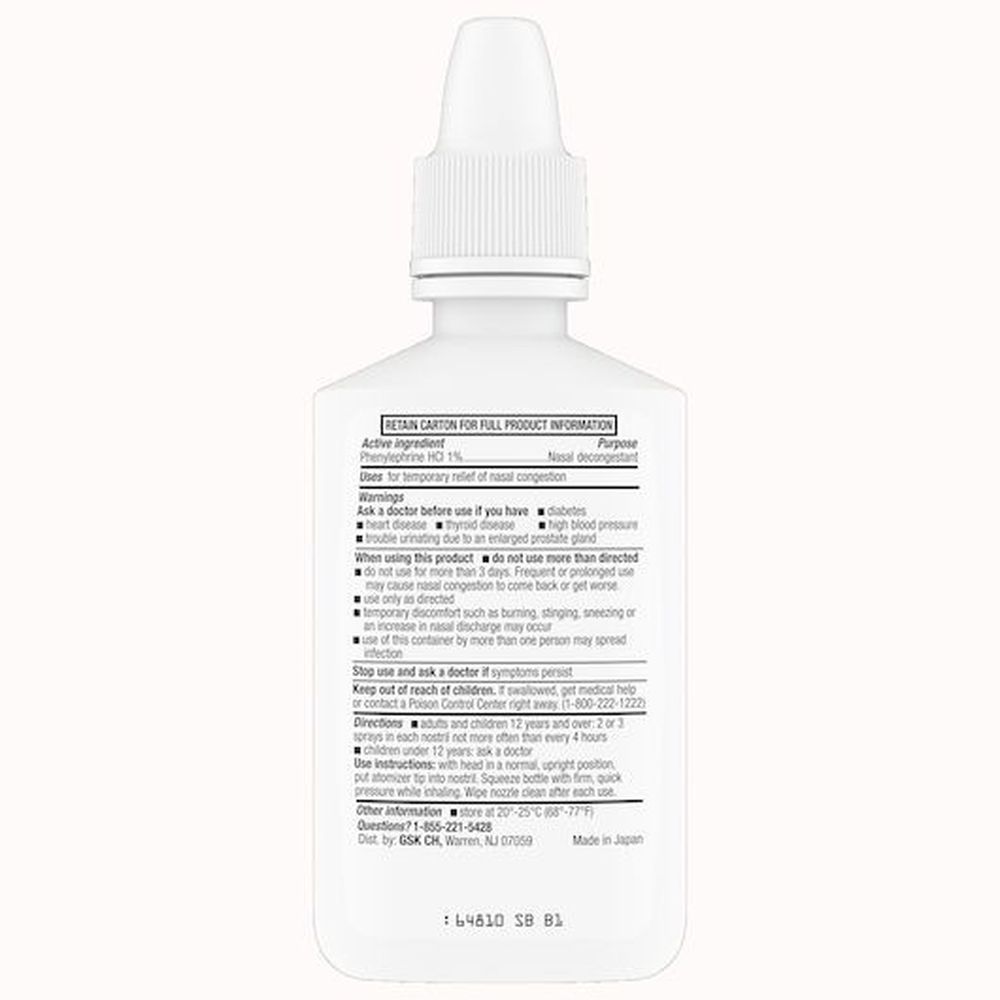 4 Way Fast Acting Nasal Solution, 30 Ml -- 72 Per Case