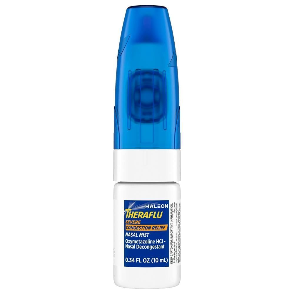 Theraflu Severe Congestion Relief Nasal Mist, 0.34 Fluid Ounce -- 24 Per Case