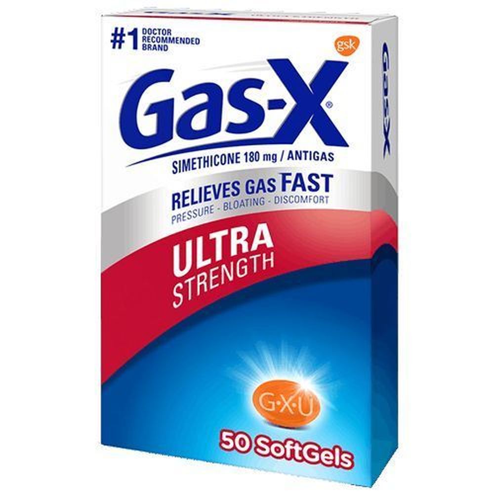 Gas-x Ultra Strength Softgel, 50 Count -- 24 Per Case
