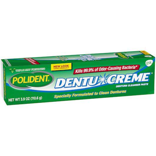 Polident Dentu Creme Denture Cleanser Paste, 3.9 Ounce -- 12 Per Case
