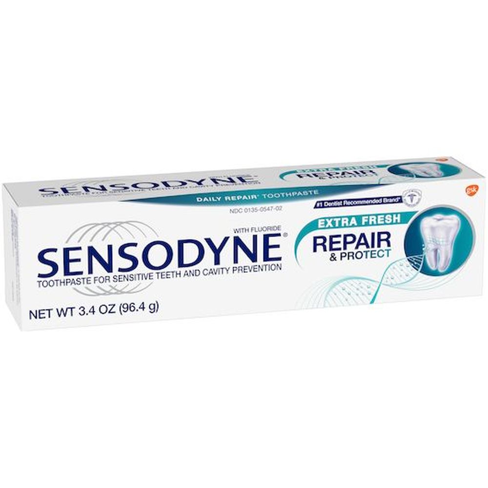 Sensodyne Repair And Protect Extra Fresh Fluoride Toothpaste, 3.4 Ounce -- 12 Per Case