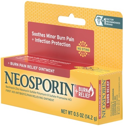 Neosporin Burn Relief Ointment, 0.5 Ounce -- 72 Per Case