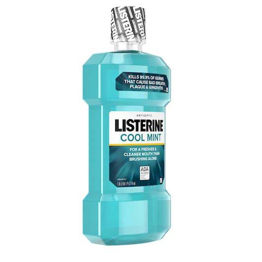 Listerine Antiseptic Cool Mint Mouthwash, 1.5 Liter -- 6 Per Case